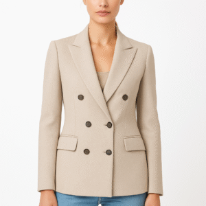 conjunto viena bege – blazer e calça