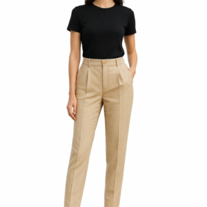 conjunto de alfaiataria feminino bege